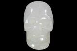 Polished Quartz Crystal Skull - Madagascar #86287-3